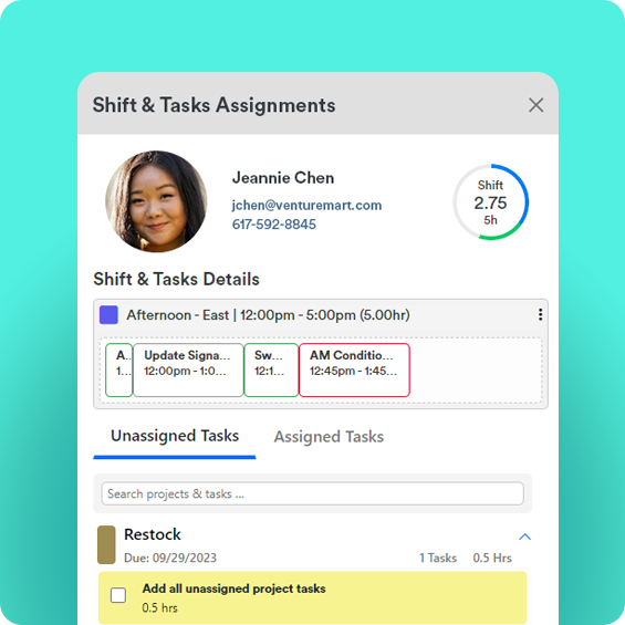 task assignments example